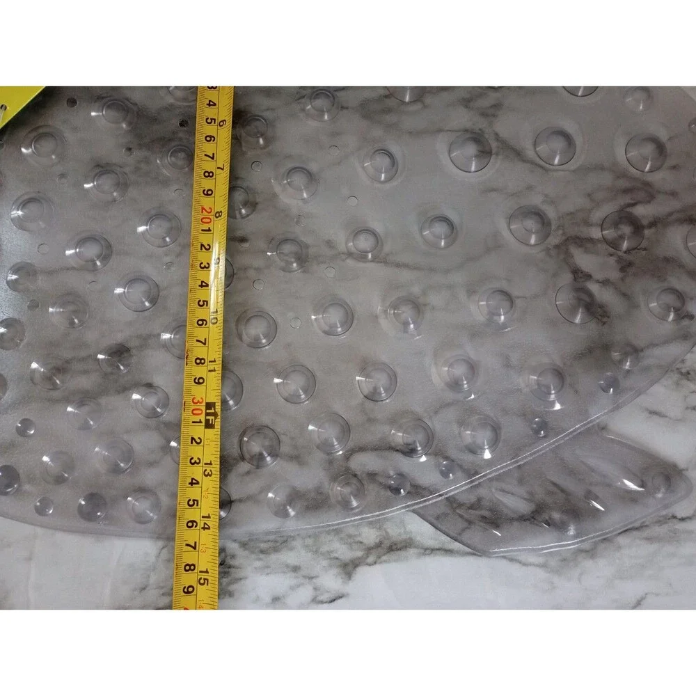 NWT Clear Fish Shaped Bath Tub Mat Size 14.5 x 30 Inch